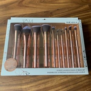 Zoë Ayla 10 Piece Rose Gold Make-up Brush Set